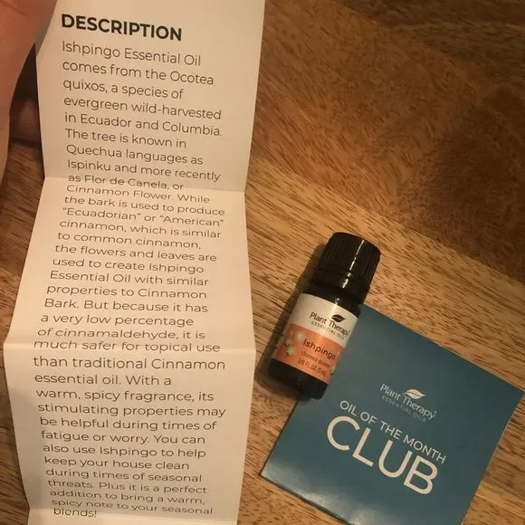 NEW never opened plant therapy oils Elemi and ishpingo - Picture 3 of 5